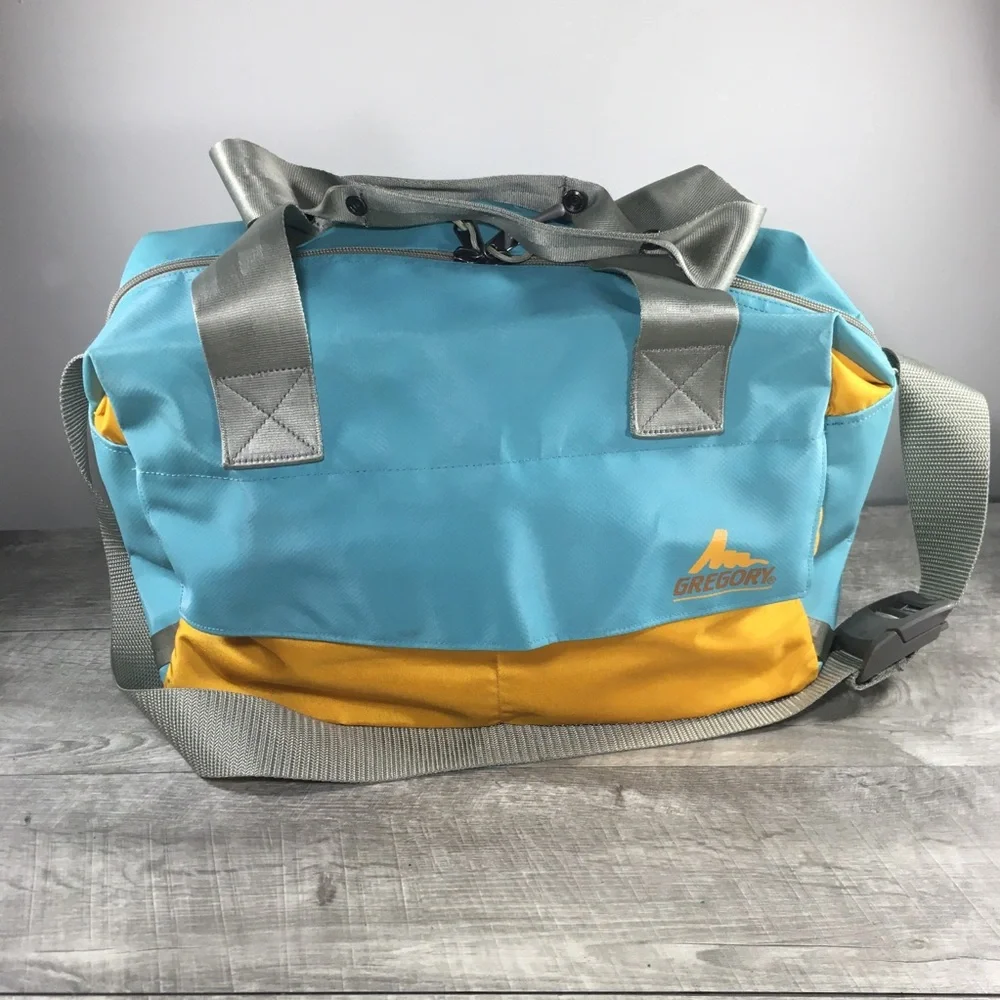 Gregory Weather Resistant Blue Traveler Commuter Duffle Weekender Overnight Bag
